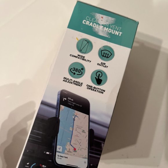 Cradle Phone Mount for Car Universal Air Vent Holder - Clear (NEW/e/x) - Picture 6 of 6